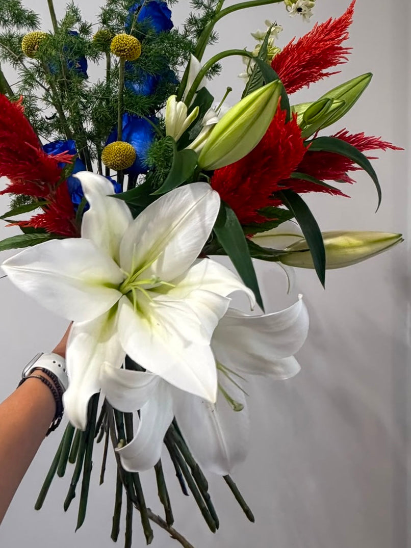 Sculptural Bouquet 13 - Wild Azure